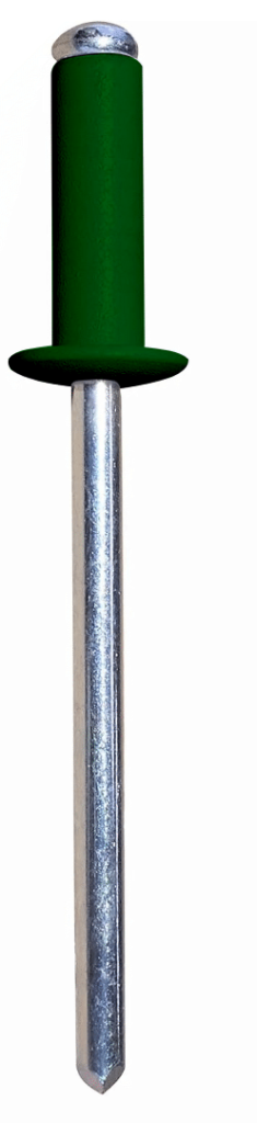REBITE CEGO ALUMINIO/ACO VERDE 4,0×10