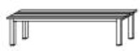 BANCO 1500x33x40MM  VESB000150002525$