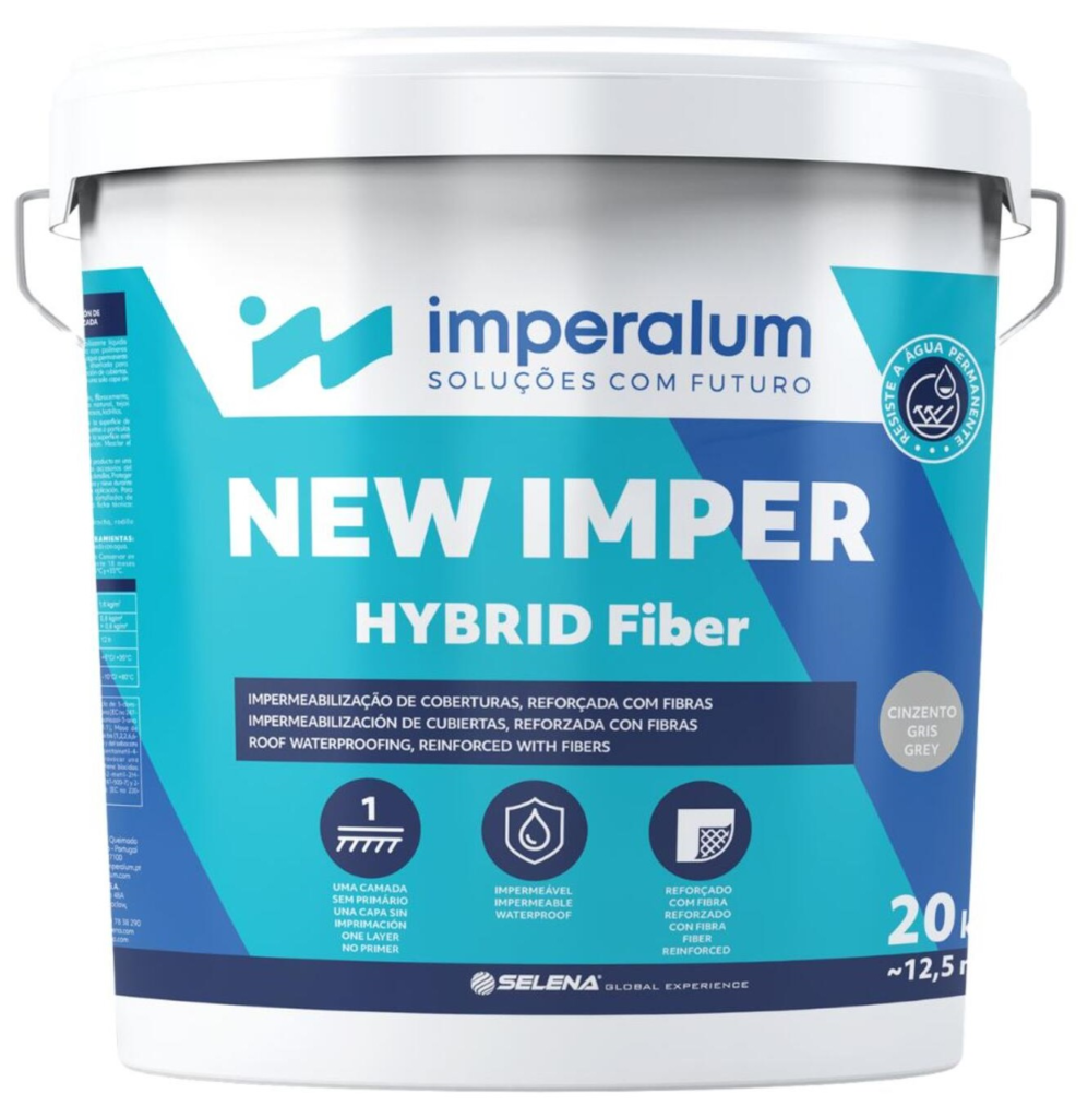 MEMBRANA ELAST.HYBRID FIBER  CINZ(20KG)$