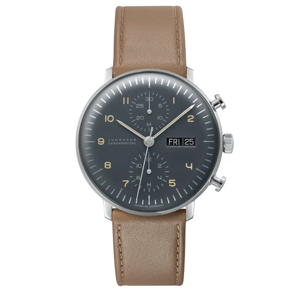 Relógio Automático Cronógrafo Junghans Max Bill